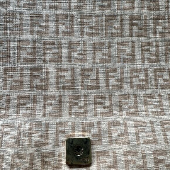 Fendi Zucca Mama Baguette Shoulder Bag in Pink/Beige - Picture 5 of 7